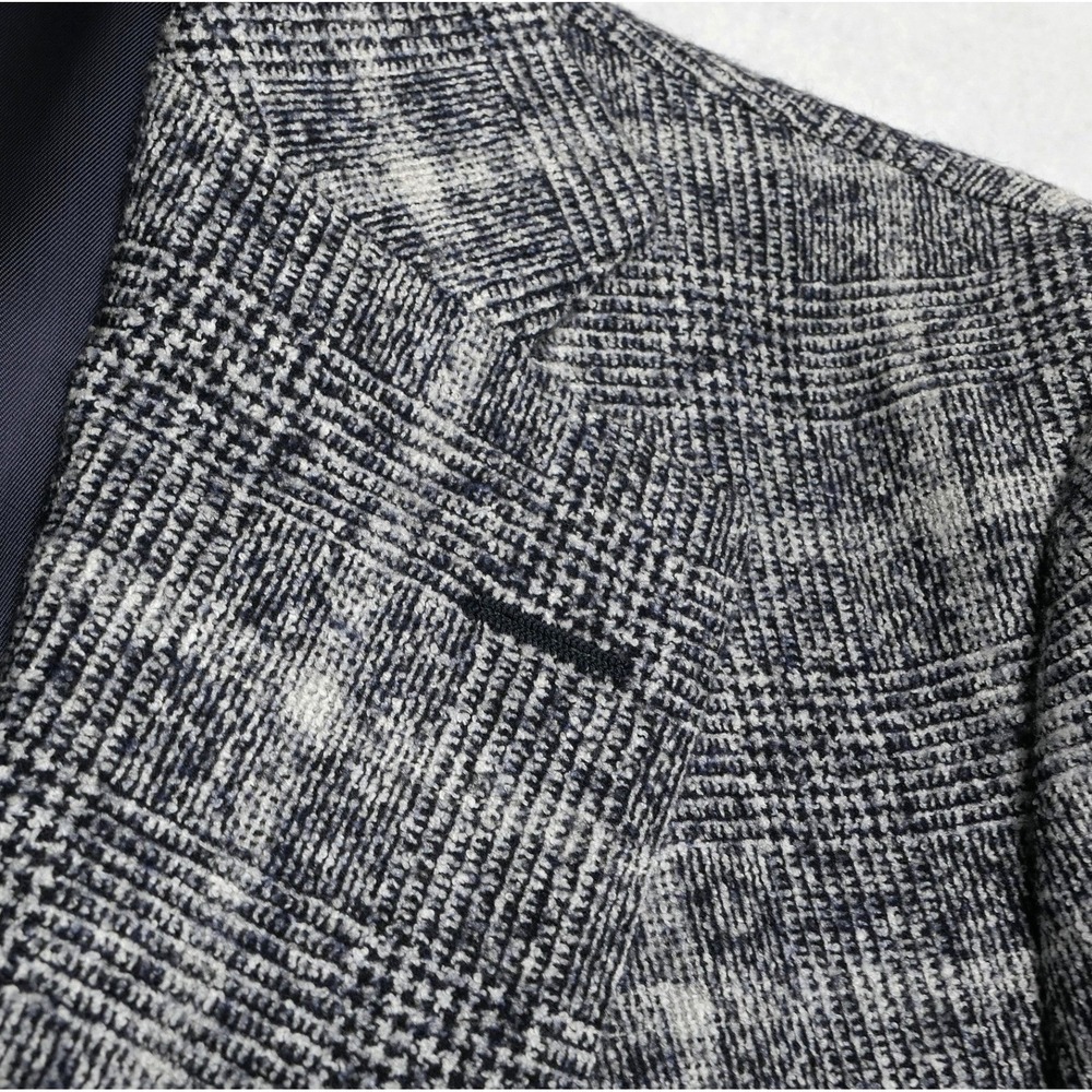 Suitsupply x Ferla Hudson 36R Alpaca Cotton Glen Check Windowpane Flannel Suit - Picture 5 of 16